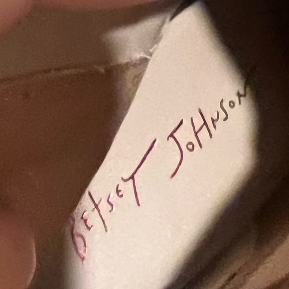 BETSEY JOHNSON rhinestone heeled boots - Picture 6 of 8